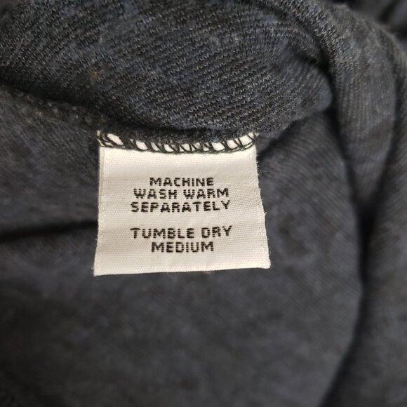 Cut Loose Blue Floral Tunic Top 3/4 Sleeve Sharkbite Hem Lagenlook Size Medium - Picture 6 of 6